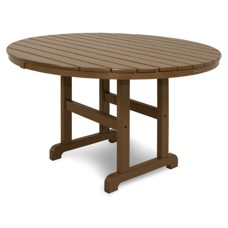 Monterey Bay 48" Charcoal Black Round Outdoor Dining Table