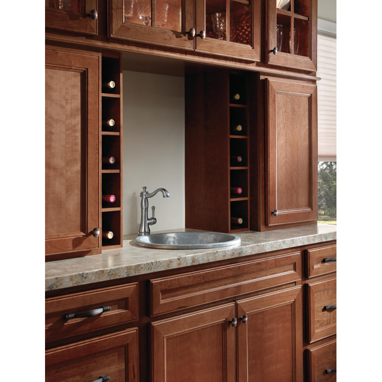 Stainless Steel Traditional Deck Mounted Bar Faucet with Pull-out Spray
