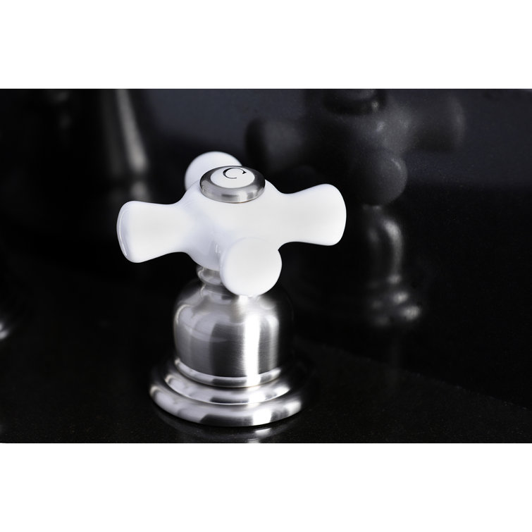 American Classic Brushed Nickel Widespread Bathroom Faucet