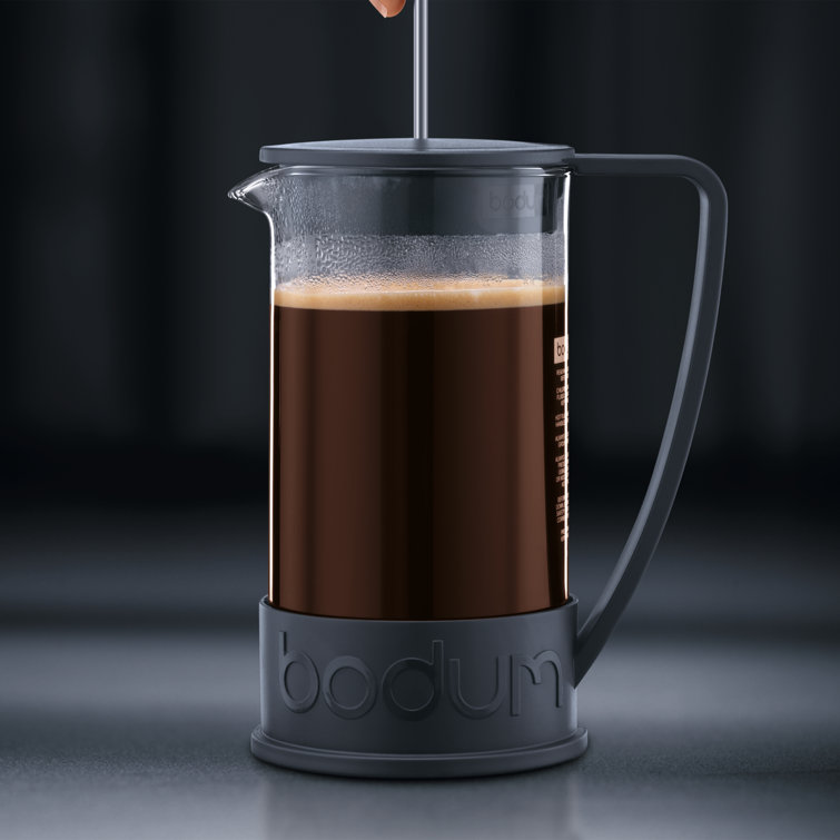 Bodum Brazil 12 Ounce Black French Press with Borosilicate Glass