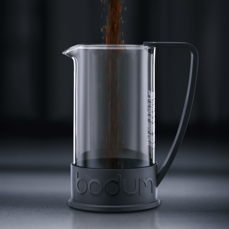 Bodum Brazil 12 Ounce Black French Press with Borosilicate Glass
