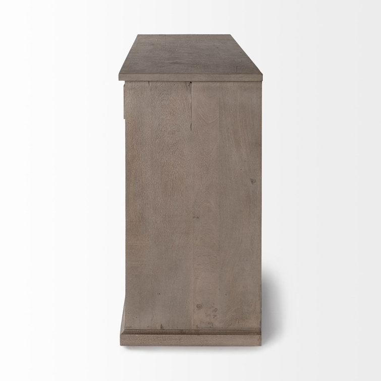 Alex 81.5'' Light Brown Solid Wood Sideboard