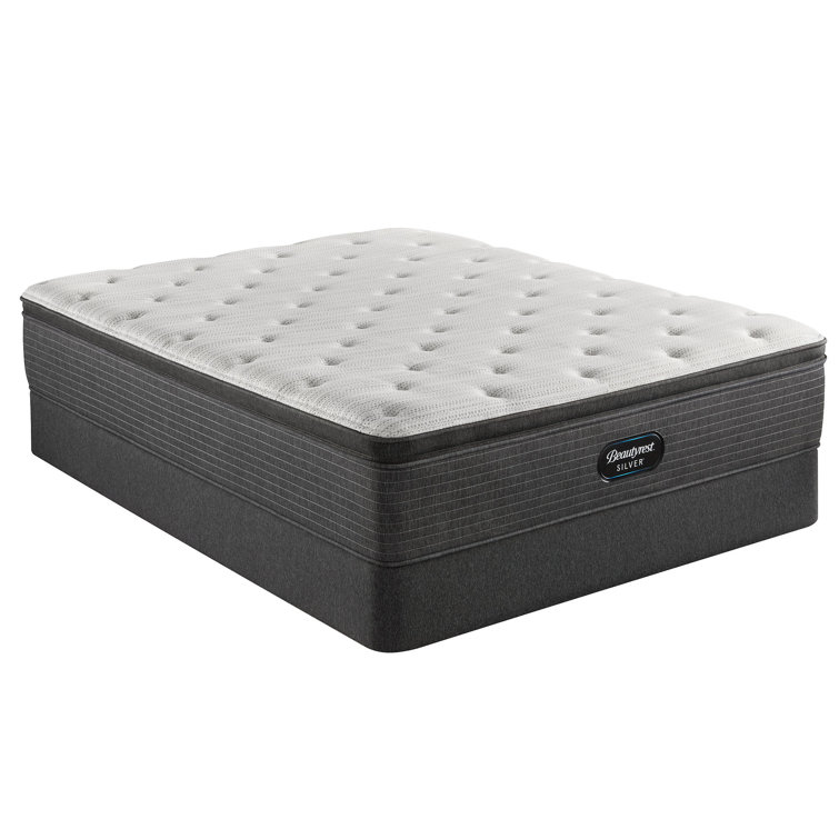 Plush Gel Memory Foam California King Pillowtop Mattress with Boxspring
