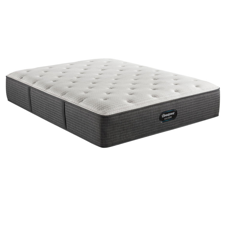 Gray and White California King Pillowtop Innerspring Mattress
