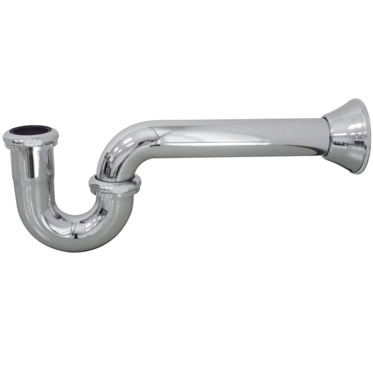 Polished Chrome 1-1/2 Inch Decorative P-Trap