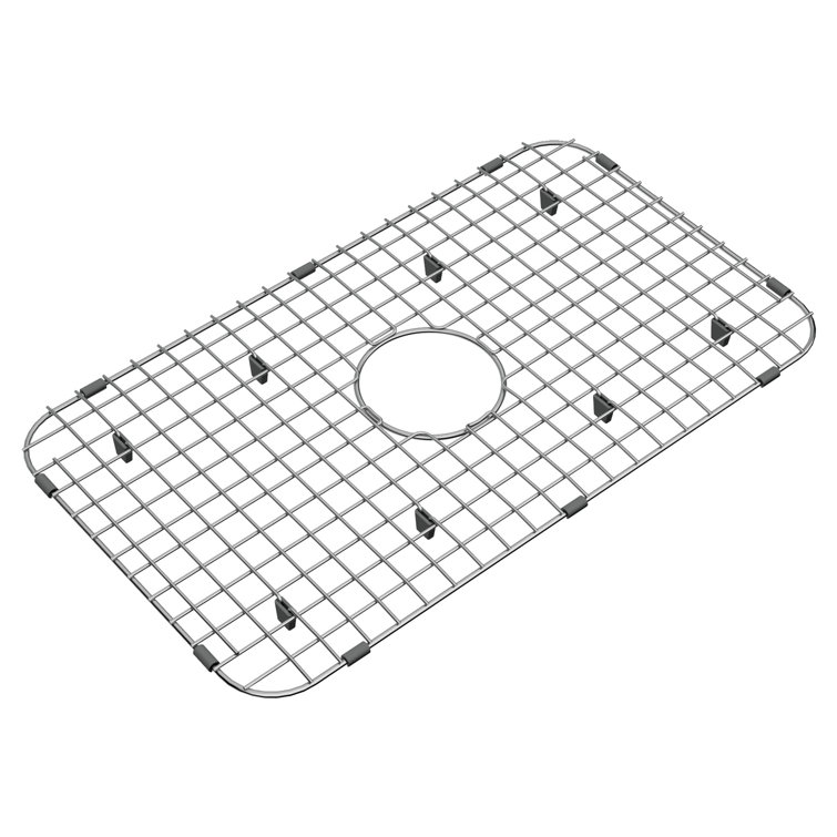 Delancey Stainless Steel Kitchen Sink Grid with Rubber Feet