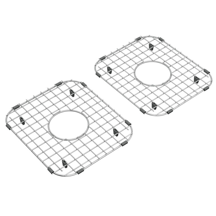 Stainless Steel Double Bowl Sink Grid Set