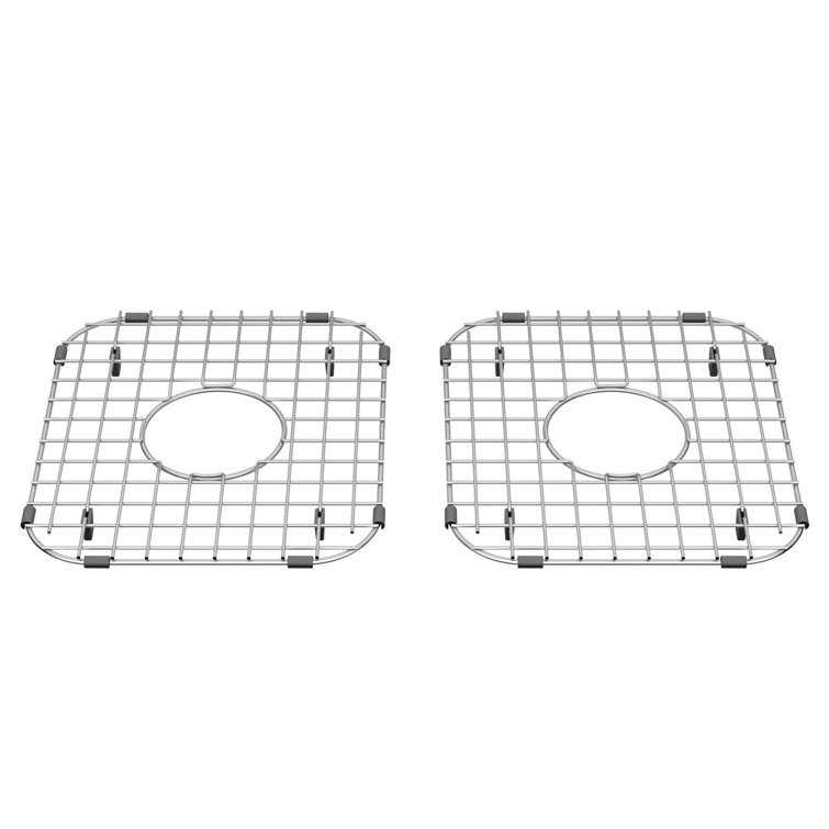 Stainless Steel Double Bowl Sink Grid Set