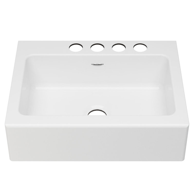 Delancey 30'' Brilliant White Cast Iron Farmhouse Kitchen Sink
