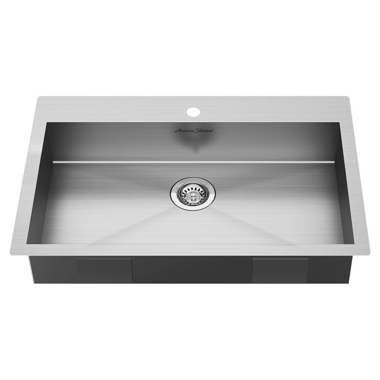 Edgewater 33'' Stainless Steel Drop-In Farmhouse Kitchen Sink