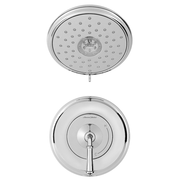Delancey Polished Chrome Single-Function Wall Mounted Shower Kit