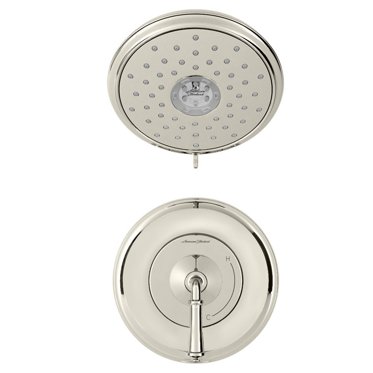 Delancey Polished Nickel Wall Mounted Shower Trim Kit