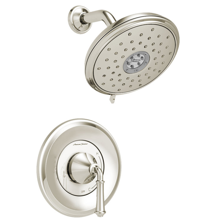 Delancey Polished Nickel Wall Mounted Shower Trim Kit
