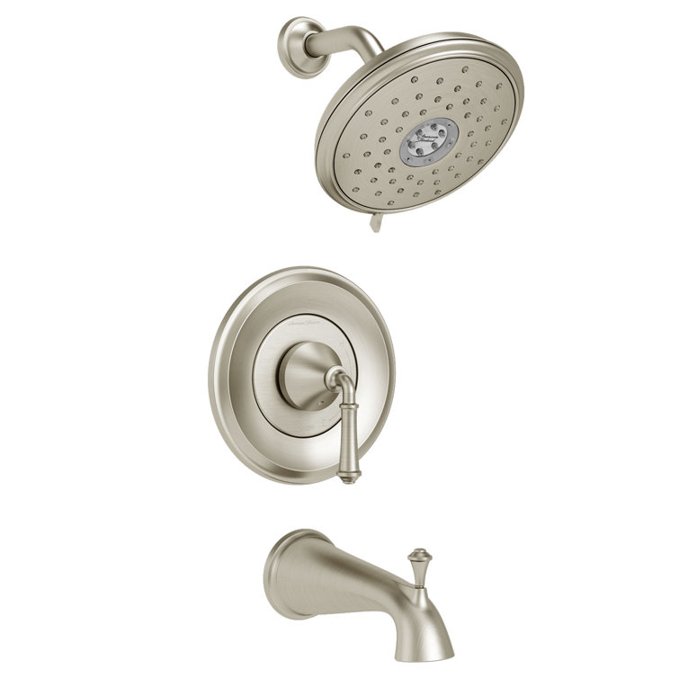 Delancey Brushed Nickel Wall Mounted Shower Trim Kit