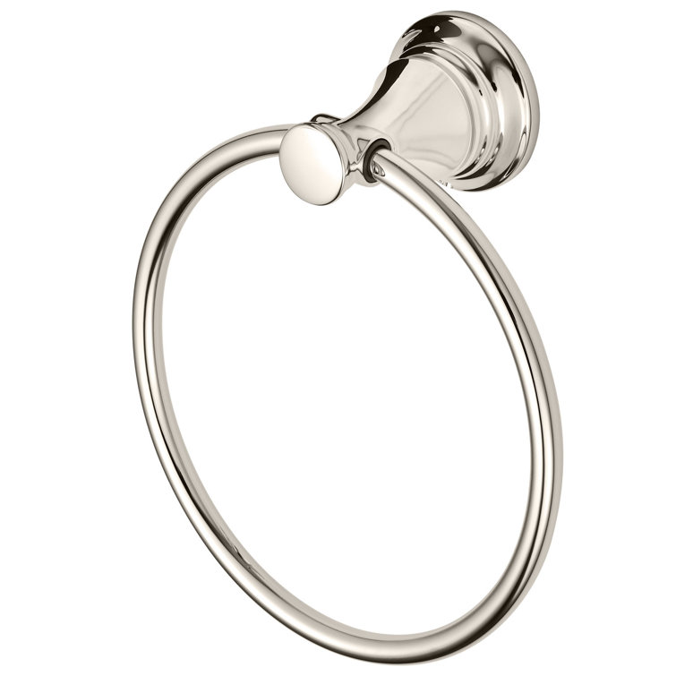 Polished Nickel Wall Mounted Towel Ring