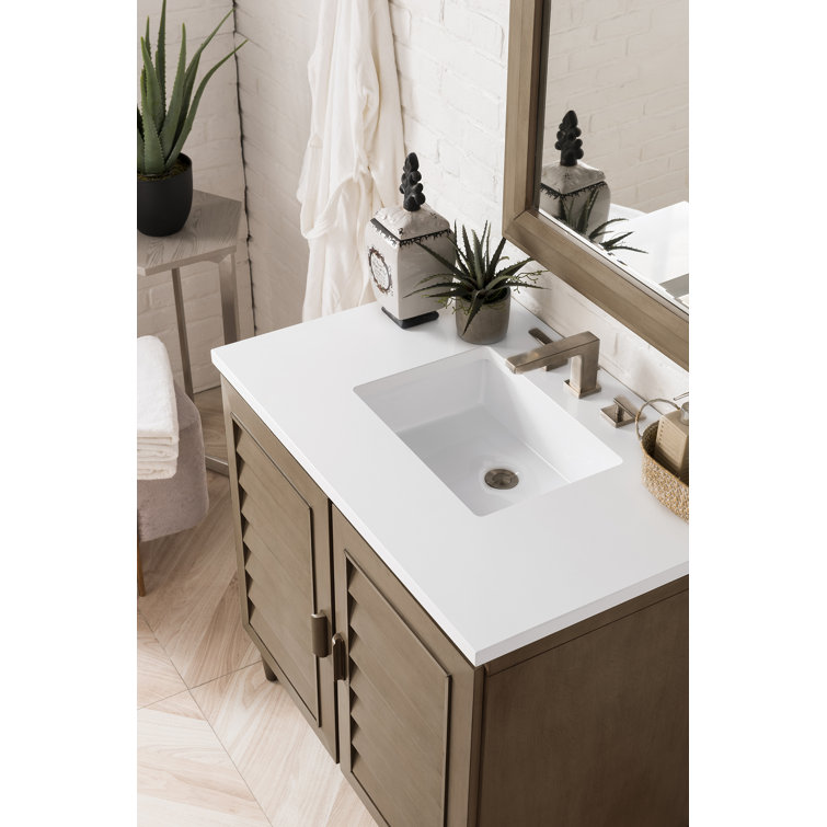 Portland 36" Whitewashed Walnut Single Bathroom Vanity
