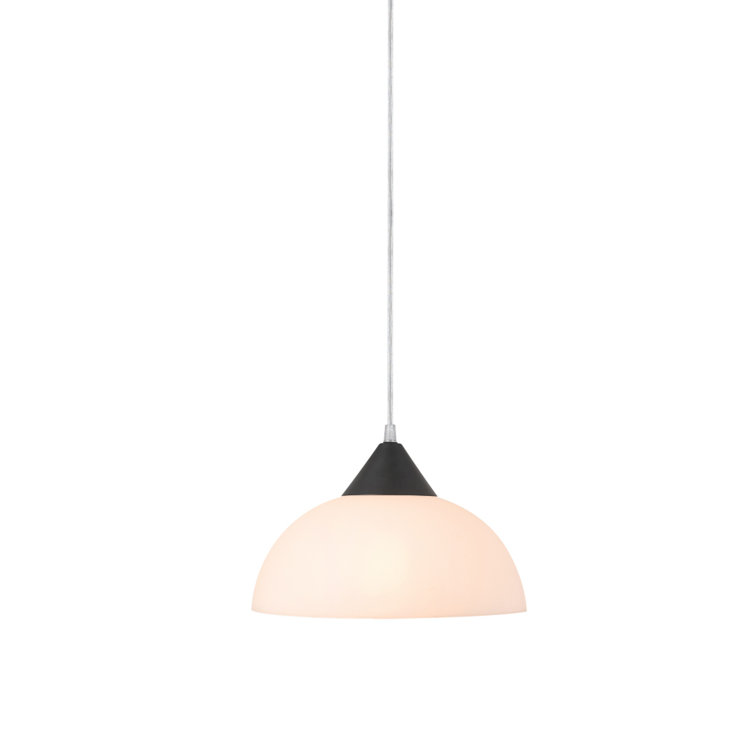 Finn 11" Dark Bronze Globe Pendant with Frosted Shade