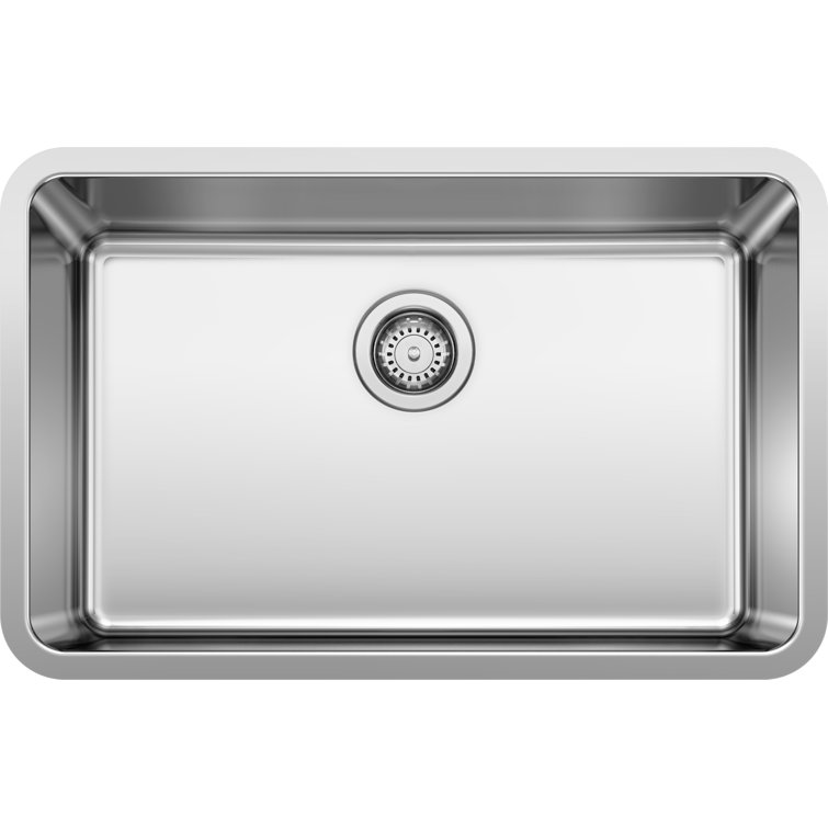 Formera 28" Satin Polished Stainless Steel Single Bowl Sink