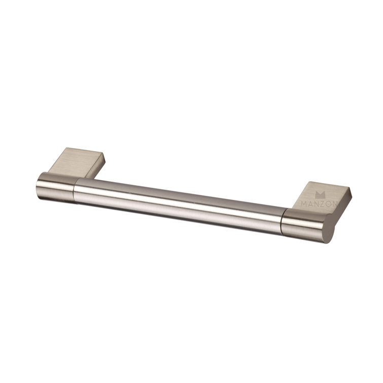 Satin Stainless Steel 9-7/16" Bar Cabinet Pull with Mounting Hardware