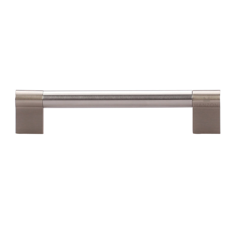 Satin Stainless Steel 9-7/16" Bar Cabinet Pull with Mounting Hardware