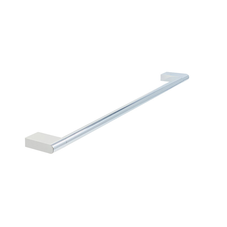 Ice 24-Inch Polished Chrome Wall Mounted Towel Bar