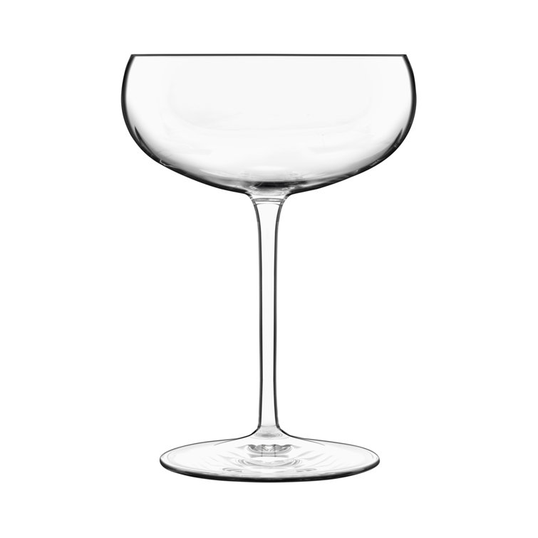 Luigi Bormioli 16 oz Clear Glass Martini Glasses, Set of 4