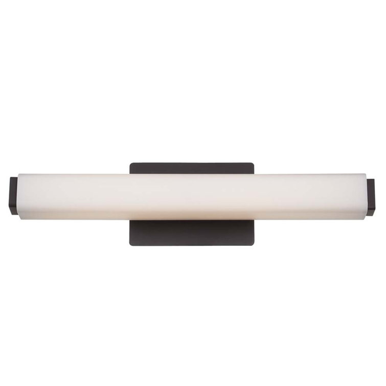 Elegant Brushed Nickel LED Vanity Wall Light with Opal Glass