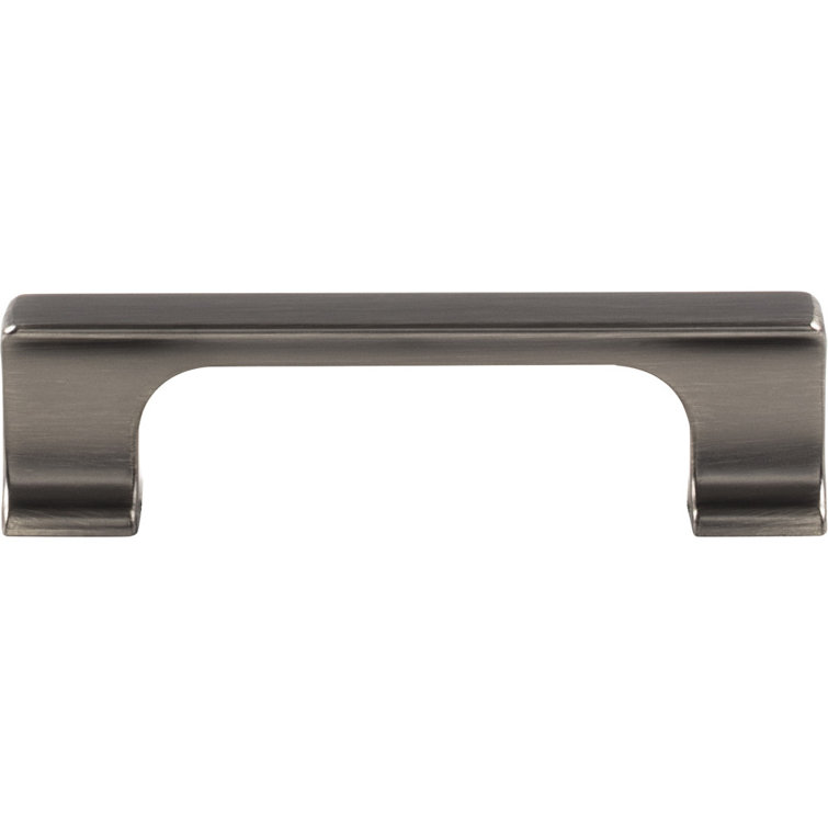 Brushed Pewter 128 mm Cabinet Bar Pull with Mounting Hardware