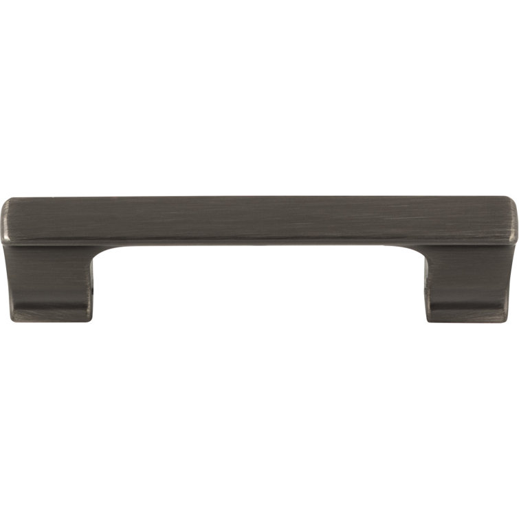 Brushed Pewter 128 mm Cabinet Bar Pull with Mounting Hardware