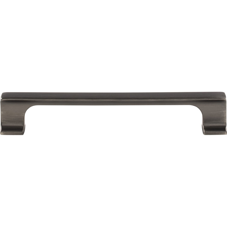 Brushed Pewter 128 mm Cabinet Bar Pull with Mounting Hardware