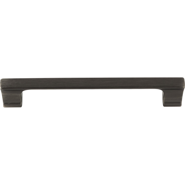 Brushed Pewter 128 mm Cabinet Bar Pull with Mounting Hardware