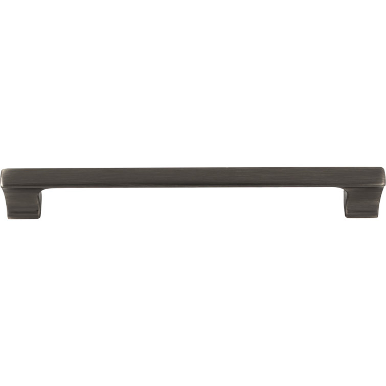 Brushed Pewter 128 mm Cabinet Bar Pull with Mounting Hardware