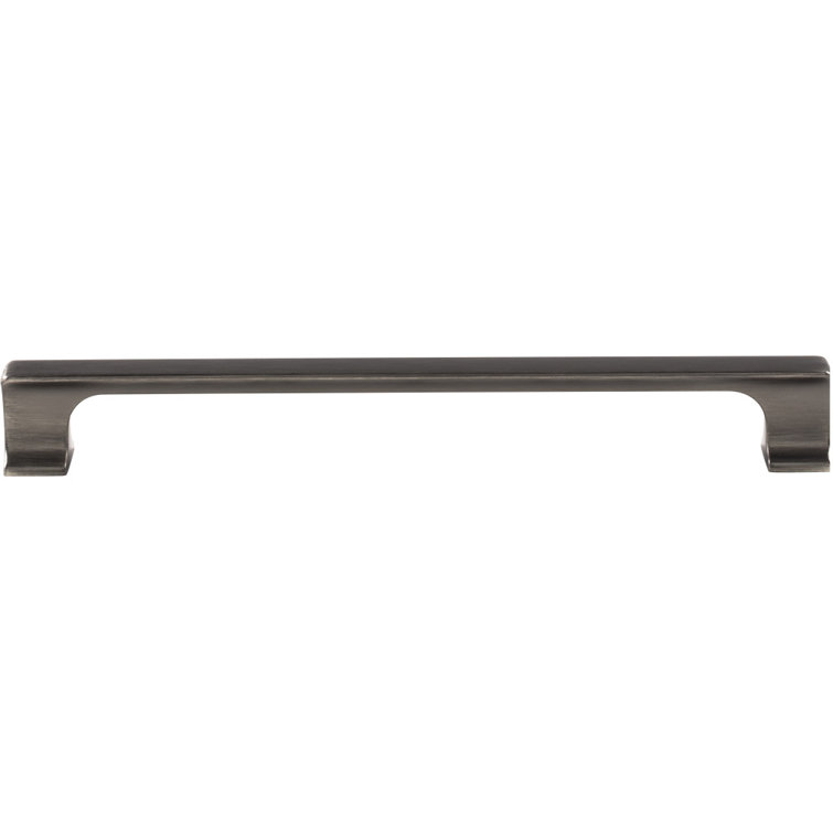 Brushed Pewter 128 mm Cabinet Bar Pull with Mounting Hardware