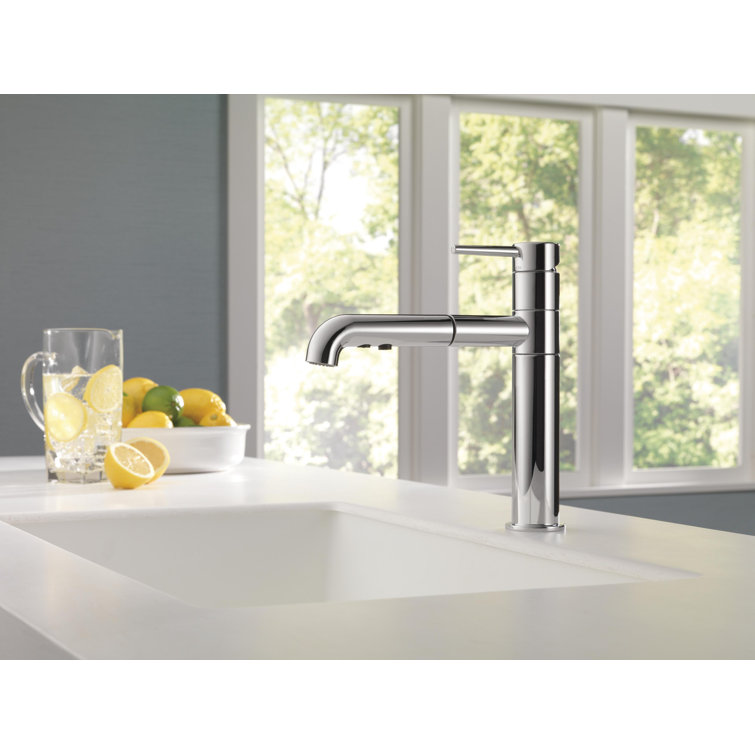 Modern Wall-Mounted Brass Pot Filler Faucet in Chrome