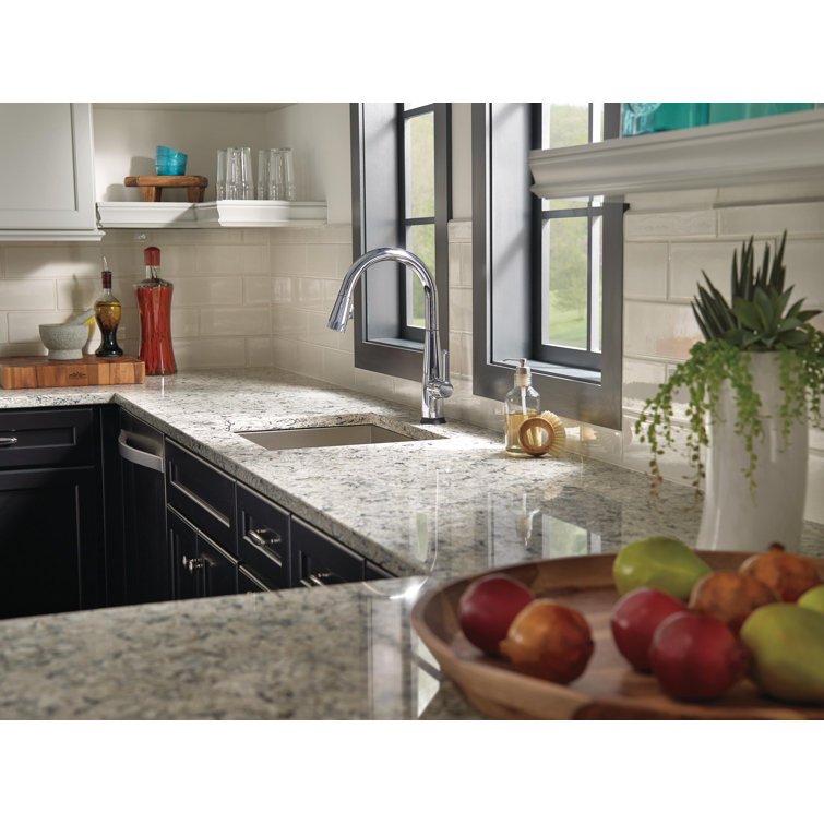 Chrome Transitional Pull-Down Kitchen Faucet with Touch Technology