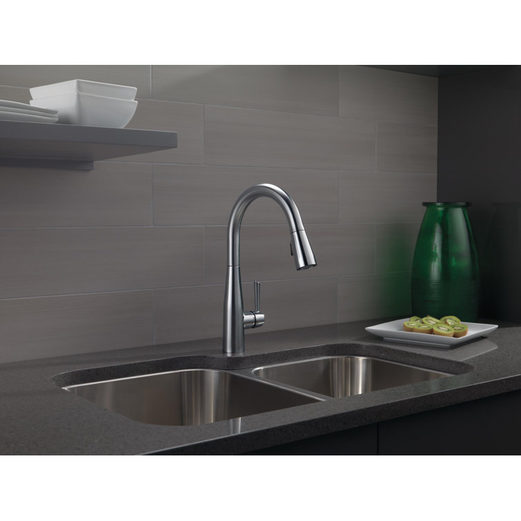 Arctic Stainless Steel Pull-Down Single Handle Kitchen Faucet