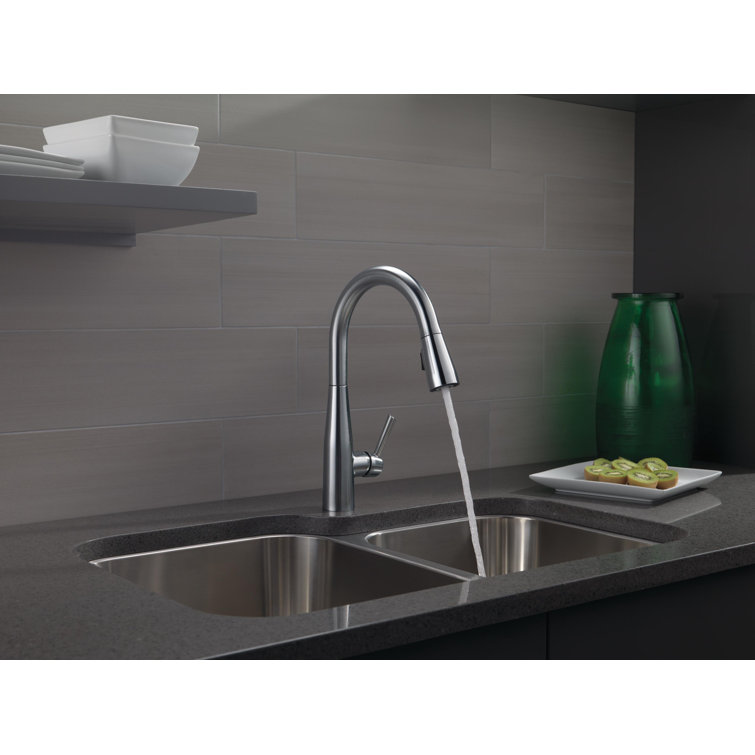 Arctic Stainless Steel Pull-Down Single Handle Kitchen Faucet