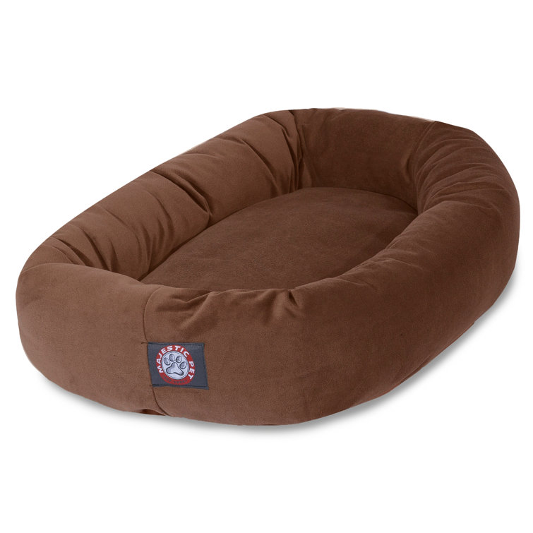 Small Rust Suede Waterproof Outdoor Pet Bed