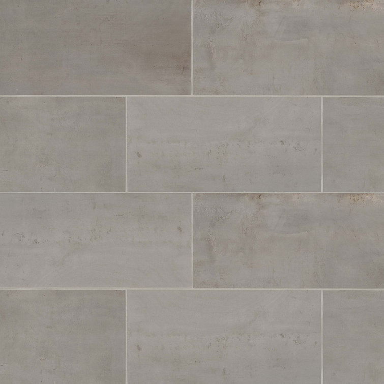 Silver 12x24 Matte Porcelain Indoor/Outdoor Tile