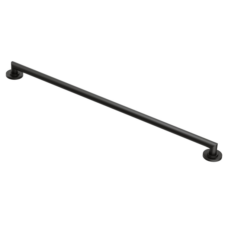 Matte Black Stainless Steel 45.25" Wall Mount Grab Bar