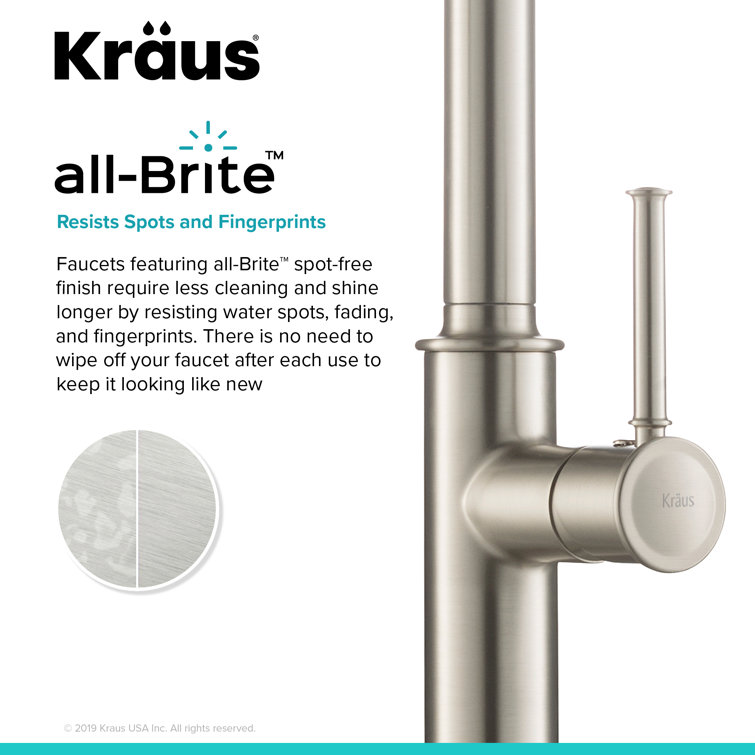 Stainless Steel Single Handle Pull Down Kitchen Faucet