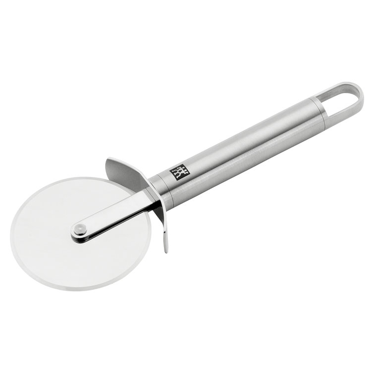 Stainless Steel Ergonomic Pizza Cutter with Finger Guard