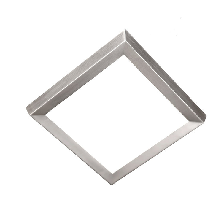Sleek Brushed Nickel 11" LED Flush Mount with Acrylic Diffuser