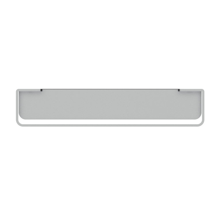 30" Polished Chrome Wall Mount Metal Shower Shelf