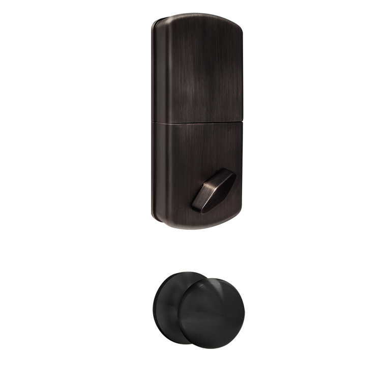 Oil Rubbed Bronze Electronic Deadbolt with Keypad and Handle