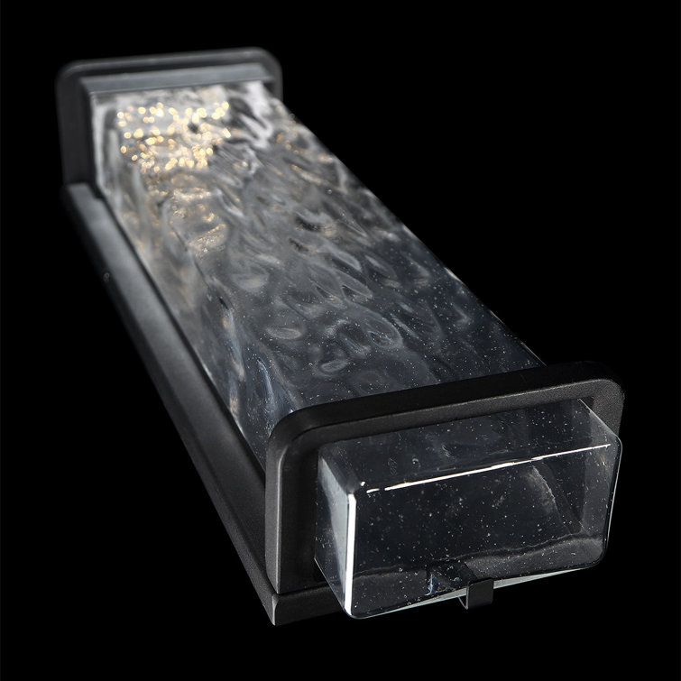 Black Aluminum 21" LED Outdoor Wall Light