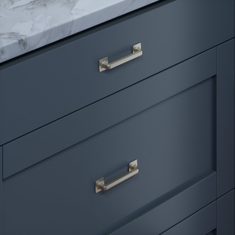 Boise Satin Nickel 3-1/2" Center to Center Bar Pull