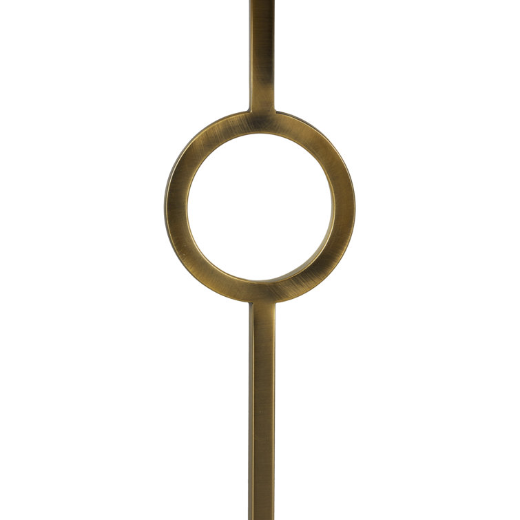 Kerry 35'' Gray and Gold Contemporary Marble Table Lamp