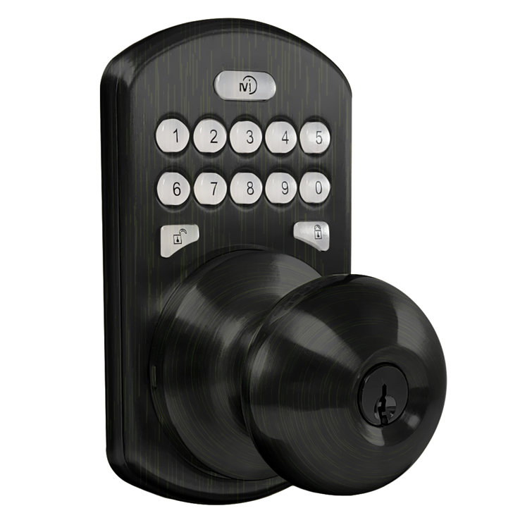 Oil Rubbed Bronze Electronic Keypad Door Knob
