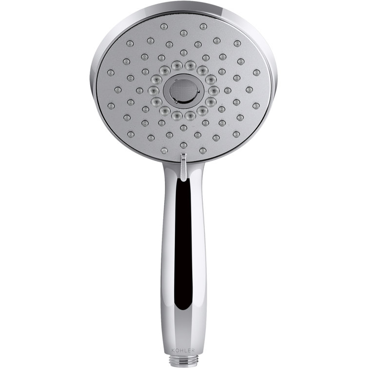 Polished Chrome Multifunction Handheld Shower Kit with Adjustable Height